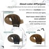 Moresoo Hair Extensions for Women Clip in Human Hair Ombre