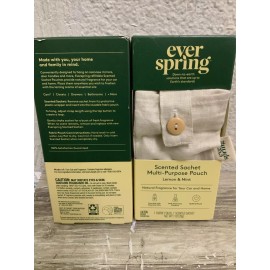 everspring  Ever spring Scented Sachet Multi-Purpose Pouch Lemon & Mint  2 Lot