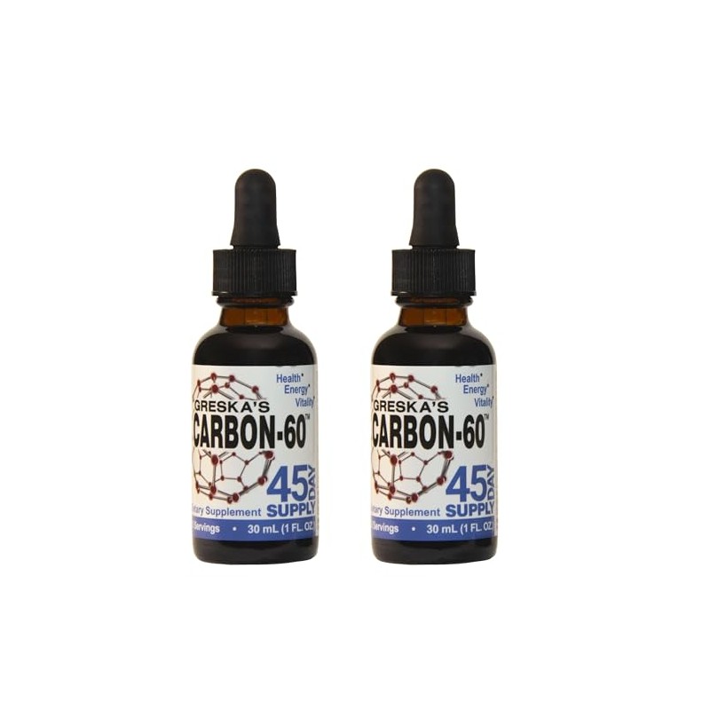 Greska's Carbon-60 3 Month Supply (Two 45-Day Pack)