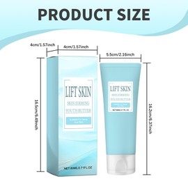 Asheyya 2PCS Luxelift Skin Firming Youth Butter, Lift and Firming Body Cream, Anti Aging Moisturizes Skin and Improves Fine Lines