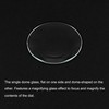 sourcing map 8 Pack 34 mm Crystal Lens Single Dome