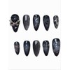 Dark Cross [Handmade Nail Tips] Emily Nail - Almond /