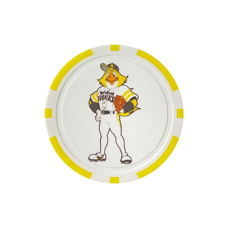 LEZAX SBAC-5726 Fukuoka SoftBank Hawks Golf Casino Marker White