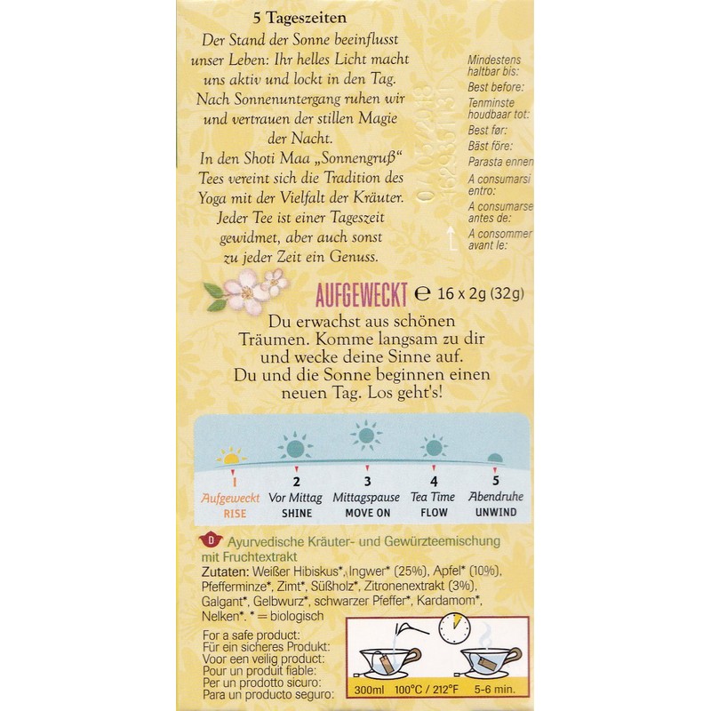 Awakened - Lemon, Apple, Ginger, Tea Infusion Bag