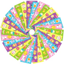 LINAYE 100 Sheets Easter Stickers for Kids - 1100PCS Assorted Easter Stickers Bulk for Kids Easter Treats for Kids Easter Basket Stuffers Egg Stickers Easter Gift for Kids Easter Party Favor Supplies