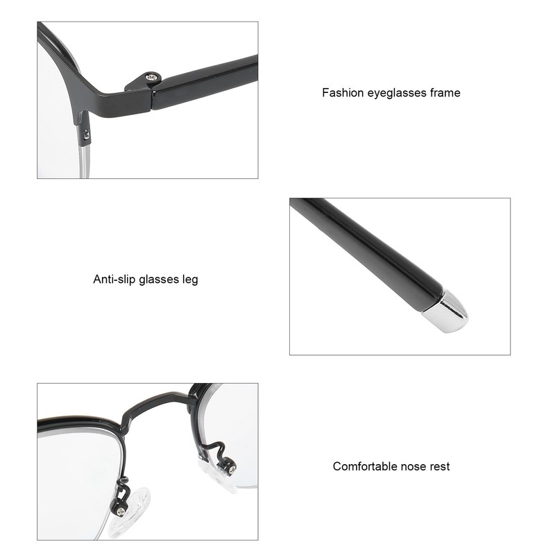 AntiBlue Light Lens Zoom Presbyopic Glasses Reading Glasses Unisex Elderly