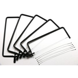 Unbranded 10" Cheese Slicer Hardware Kit - 5 Pack - Black Finish