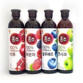 청정원 자연발효 홍초 900ml (석류) Chungjungwon Natural Fermented Hongcho 900ml (Pomegranate)
