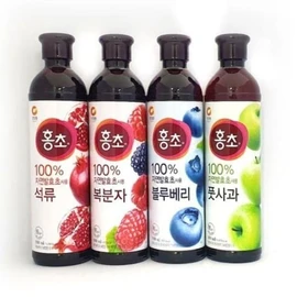 청정원 자연발효 홍초 900ml (석류) Chungjungwon Natural Fermented Hongcho 900ml (Pomegranate)