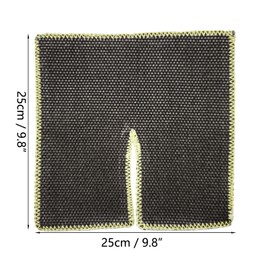 2 Packs Soldering Mat Plumbers Brazing Pad Wrap Around Pipe Design For Heat Insulation Flame Retardant Welding Protection 25x25cm