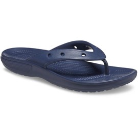Crocs Unisex Men's and Women's Classic Flip Flops, Navy, 5 US