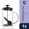 LEONARDO HOME CAFFÈ PER ME Kaffeeaufbreiter, Glas, klar