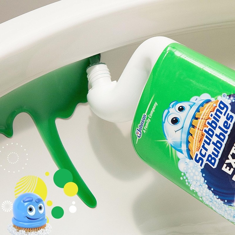 Scrubbing Bubbles Toilet Bowl Cleaner and Power Stain Destroyer, Removes