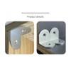 QIRUIRED 20 Pcs 20 x 20 mm Corner Bracket 90