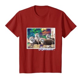 Horned Otter - Friends Real Photo/Photo T-Shirt