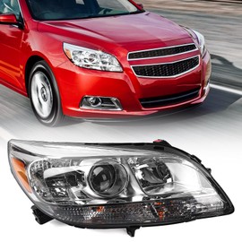 VLINCAR for Chevy Malibu 2013 2014 2015 Headlight Assembly 2016 Malibu Limited Head Light Replacement Halogen Headlamp Right Passenger Side 23294939