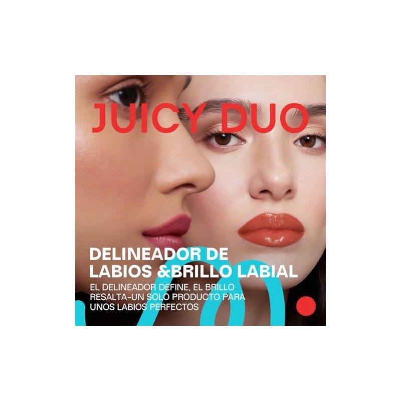 Minimeli Delineador y Brillo Labial 2 en 1, Textura Ligera