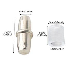 50Pcs Shelf Support Pegs, 5mm Shelf Support Pegs Self-Tapping Screws Cabinet Laminate Support Shelf for Cabinets, Bookshelves, Display Cabinets, Wardrobes, Closets, Cupboards, Bookcases(Transparent)