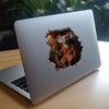 Lounging Gentlemen Mouse in Mouse Hole Decal - Mouse Hole