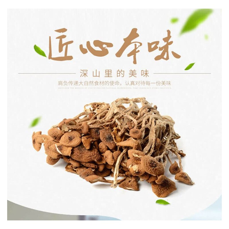 250g/bag Chinese Herbal Agrocybe Cylindracea New Ecology Dried Tea Tree