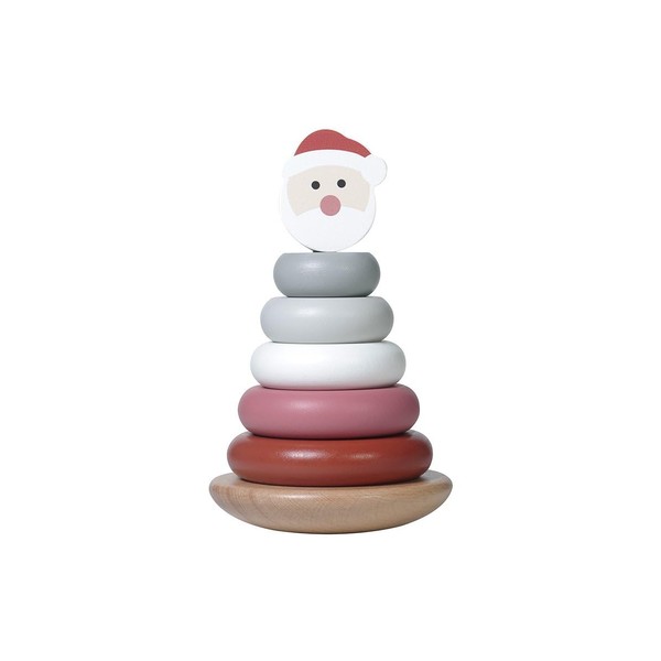 Kindsgut Stacking Tower Santa Claus Wooden Educational Toy for Promoting