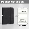 TUZAA 4 Pack Pocket Notebook Small Notebook, 3" x 4.4"