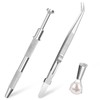 2 Pcs Piercing Ball Grabber Tool, Jewelry Pickup Tools with