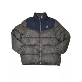 GERRY Men's Quilted Puffer Jacket (Gray, Medium)