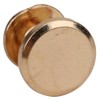 50 Sets 6.5mm Brass Flat Head Studs Screws Nail Rivets