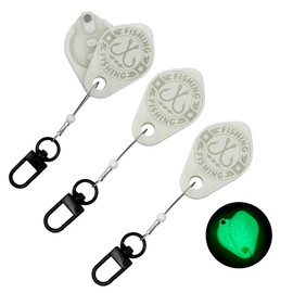 CIATLLLAIT 3pcs Fishing Knot Tying ToolGlow-in-Dark Ice Fish Hooks Cool Gadgets for Fishermen Accessories for Beginner Anglers