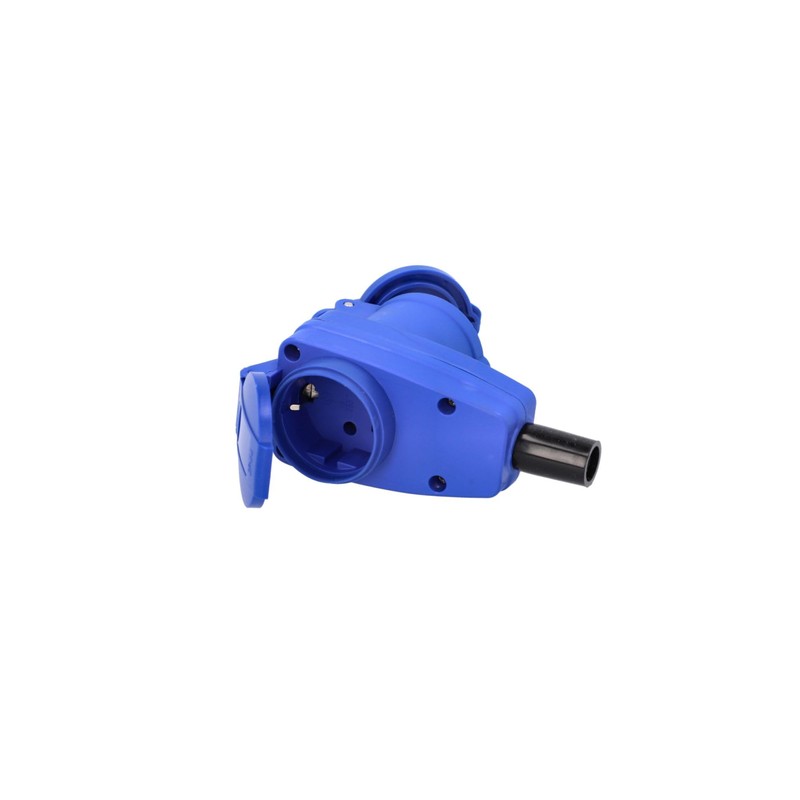 cartrend Explorer CEE Angled Coupling 3-Pin & Earthing Contact Socket