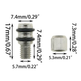 DGZZI 20PCS 8mm Diameter Wardrobe Partition Nails Single Glass Shelf Support Wine Cooler Fixed Tray Zinc Alloy Shelf Bracket Pin Suitable for Glass Wood Metal