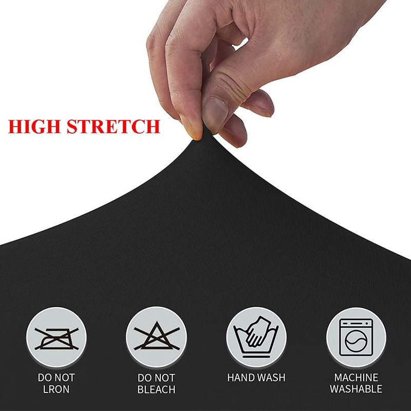 Skyour Black 10"/12"/15" PA DJ Speaker Cover 2pcs Scrim Stretchy