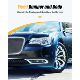 Front Bumper Bracket Fit for Chrysler 300 2011–2021 Replace 57010744AF & 57010745AF, Securely Mount Front Bumper, Left & Right