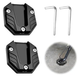 Motorcycle Stand Foot Side Extension Pad Motorcycle Side Stand Support Plate Enlarge Stand Side Stand Width of Less than 3 cm and a Thickness of Less than 5 mm