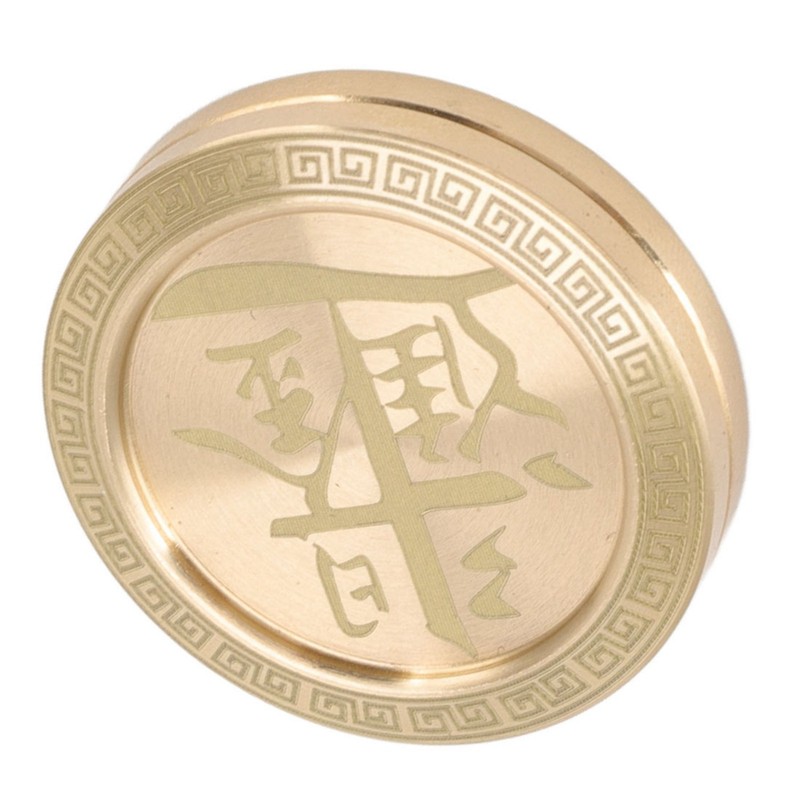 Magnetic Push Slider Stress Relief Round Portable EDC Push Slider