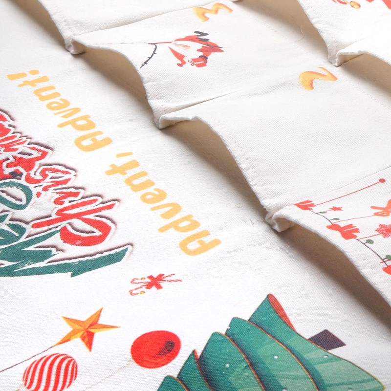 Advent Calendar 2024 as a Fabric Wall Calendar