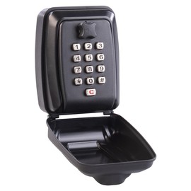 Xcase Wall Key Safe: Key Safe with 12 Digit Number Field, Wall Mounted (Key Safe Exterior Buttons, Key Safe Boxes, Combination Lock)