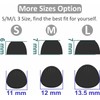 Replacement Ear Tips Compatible with Sound core by ANK er