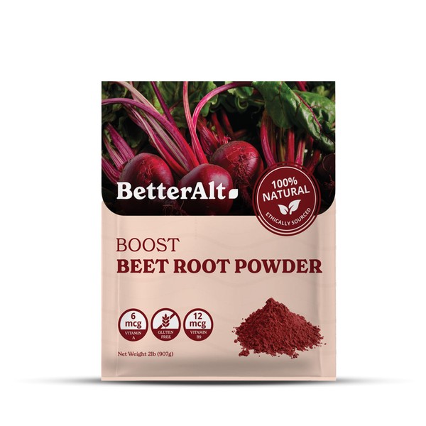 Better Alt Organic Beet Root Powder, USDA Certified - Nitric