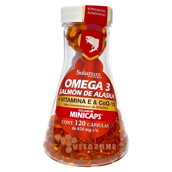 Solanum - Omega 3 - 120 Mini Cápsulas hechas con