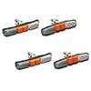 AWE® Triple Contour Alloy V Brake Pads x 2 pairs