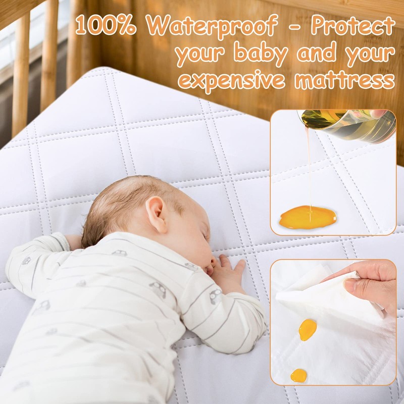 Yoofoss Waterproof Mattress Protector White