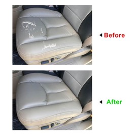 Priprilod #522 Med Tan Driver Side Bottom Replacement Seat Cover Compatible with Chevy Avalanche Silverado GMC Sierra 1500 2500 3500 HD 2003 2004 2005 2006