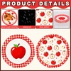 40 Pcs Fall Thanksgiving Apples Paper Plates