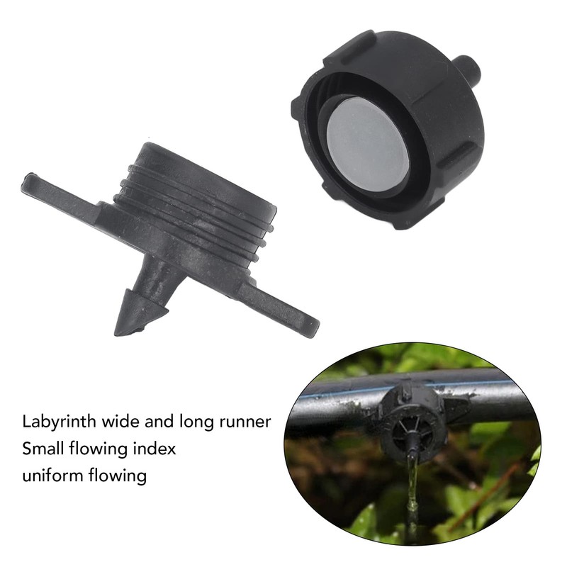 100pcs 4mm Pressure Compensation, Drippers Automatic Irrigation Equipment Uniform Flowing