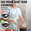 Wooden Spoons for Cooking 6 Piece, Natural Kitchen Utensils Spatula,