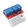 4 Channel Receiving Relay Module 4CH Infrared Remote Transceiver Receiver