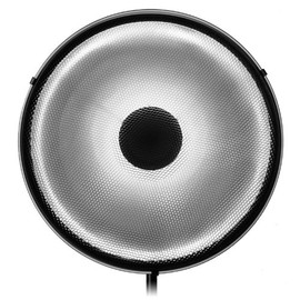 Fotodiox Pro Beauty Dish 22" (56cm) kit with Honeycomb Grid (50 Degree), for Broncolor (Pulso) kit with Honeycomb Grid (50 Degree), Strobe Light, Beautydish