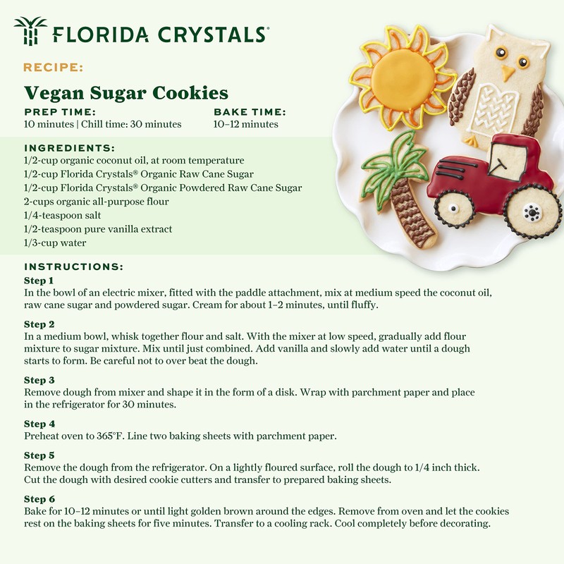Florida Crystals Organic Regenerative Organic Powdered Sugar, 16 oz (1